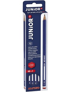 C 12 LAPICES GRAFITO JUNIOR Nº2 HB ALPINO